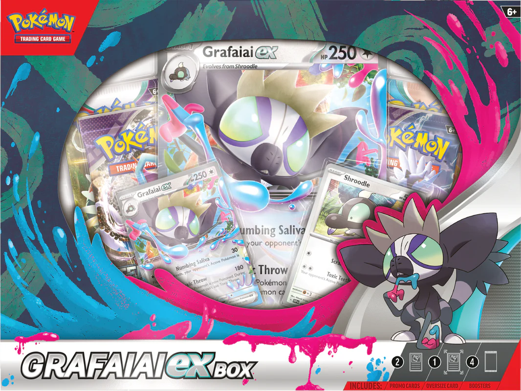 Pokemon - Grafaiai EX - Trading Card Collection Box
