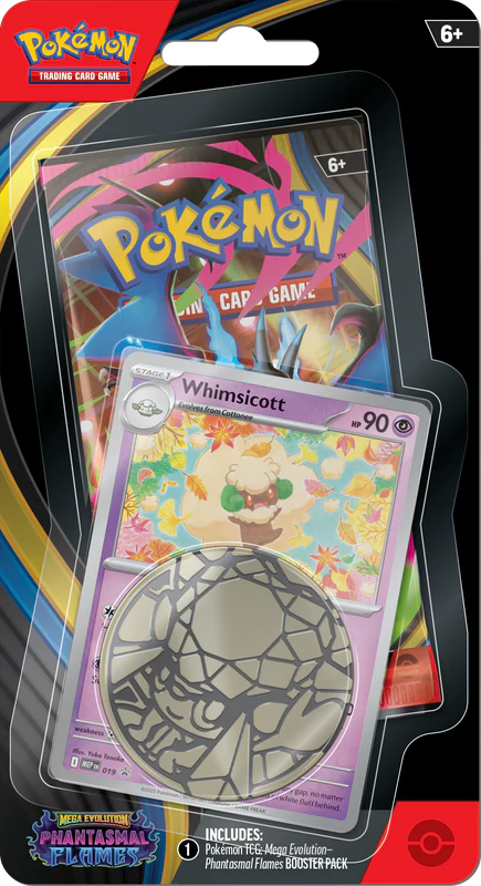 Pokémon - Mega Evolution - Phantasmal Flames - Checklane Blister - Whimsicott