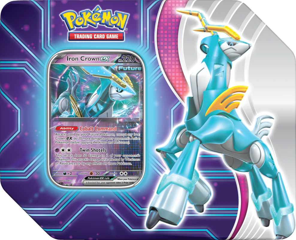 Pokemon - Paradox Destinies Tin - Iron Crown EX