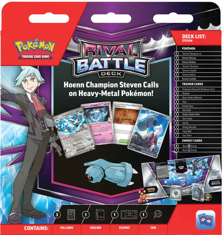 Pokemon - Rival Battle Deck - Steven - Image 2