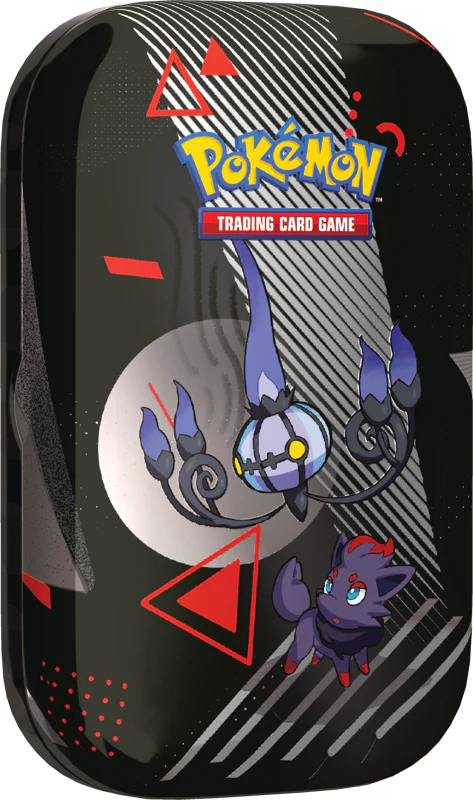 Pokemon - Scarlet and Violet - Black and White - Unova Mini Tin - Chandelure and Zorua