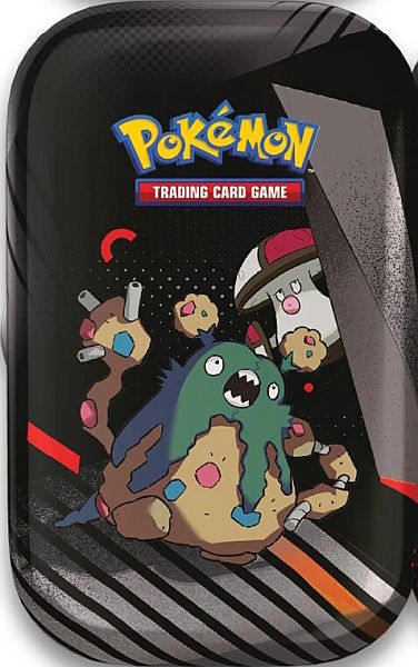 Pokemon - Scarlet and Violet - Black and White - Unova Mini Tin - Garbodor and Amoonguss