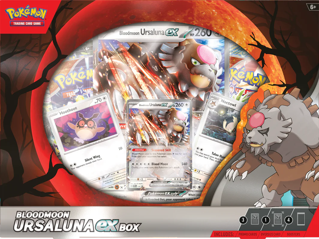 Pokemon - Scarlet and Violet - Blood Moon Ursaluna EX - Collection Box