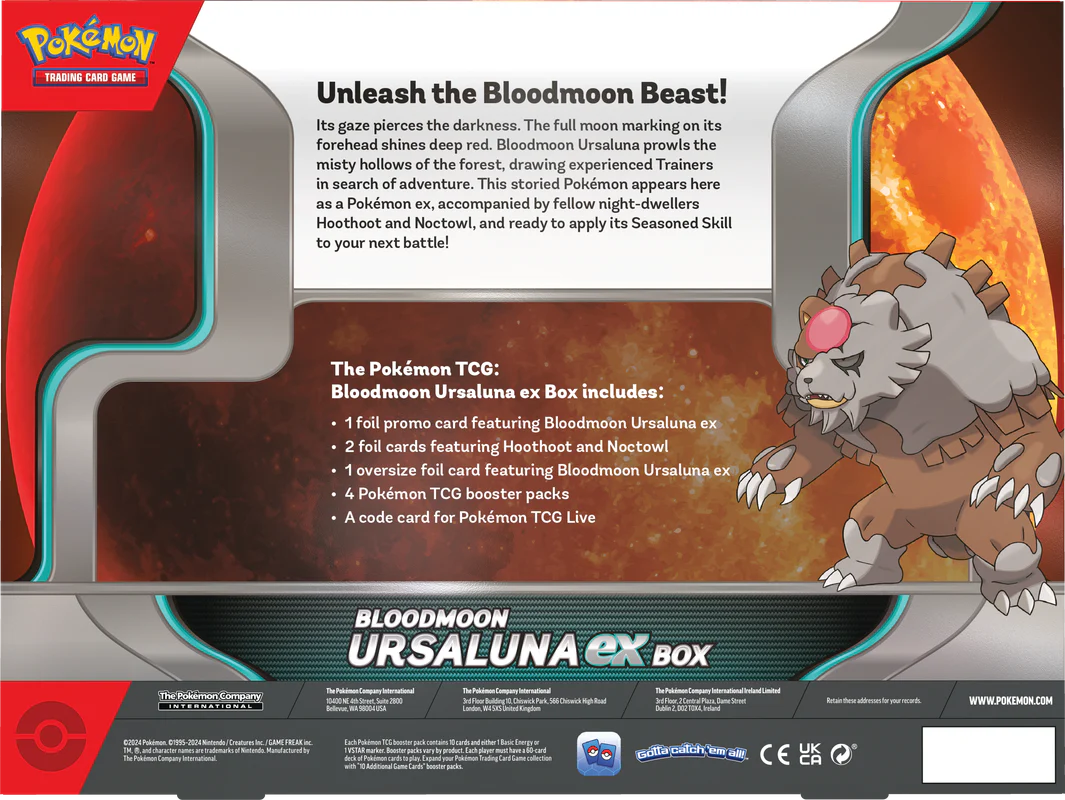 Pokemon - Scarlet and Violet - Blood Moon Ursaluna EX - Collection Box - Image 2