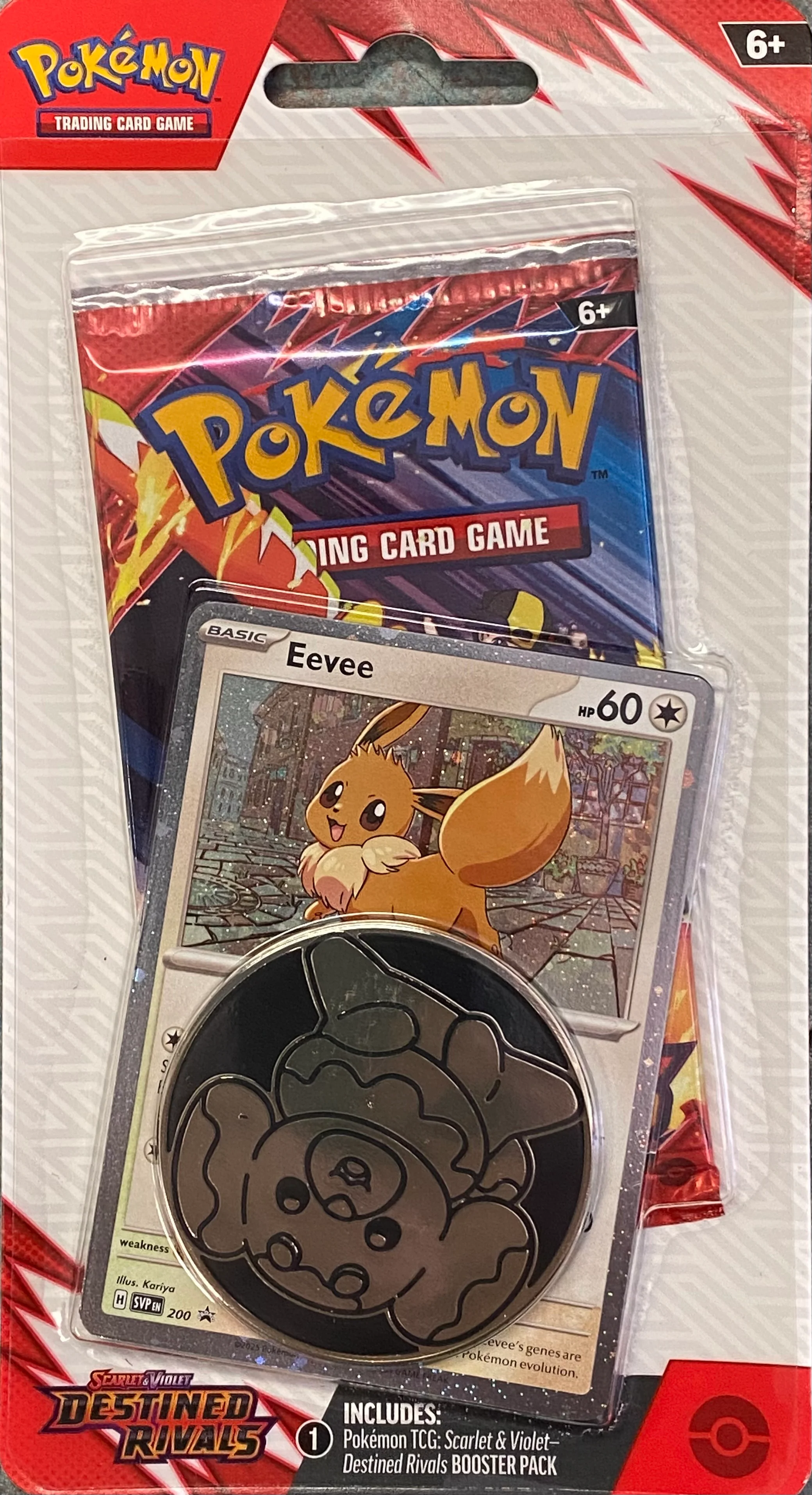 Pokemon - Scarlet and Violet - Destined Rivials - Checklane Blister - Eevee