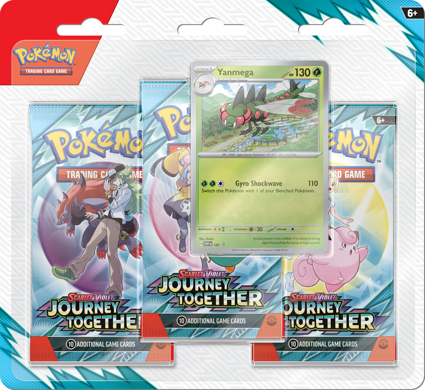 Pokémon - Scarlet and Violet - Journey Together - 3 Pack Blister - Yanmega