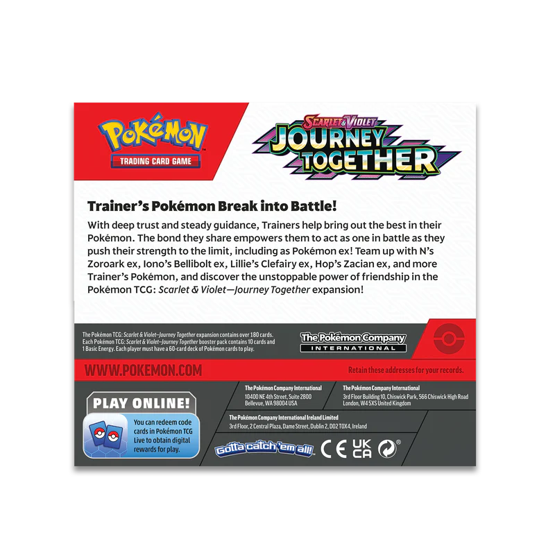 Pokémon - Scarlet and Violet - Journey Together - Booster Box With Promo - Image 2