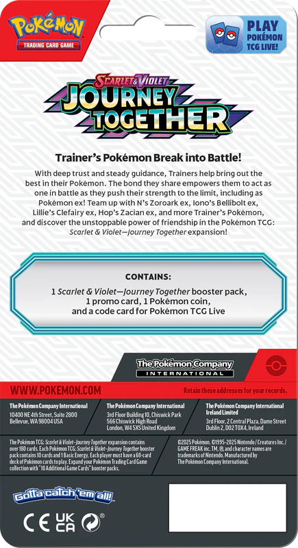 Pokémon - Scarlet and Violet - Journey Together - Checklane Blister - Yanma - Image 2