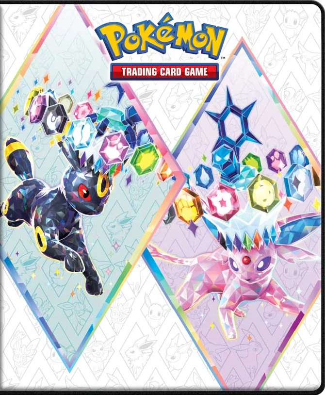 Pokemon - Scarlet and Violet - Prismatic Evolutions - 4 Pocket Portfolio Binder