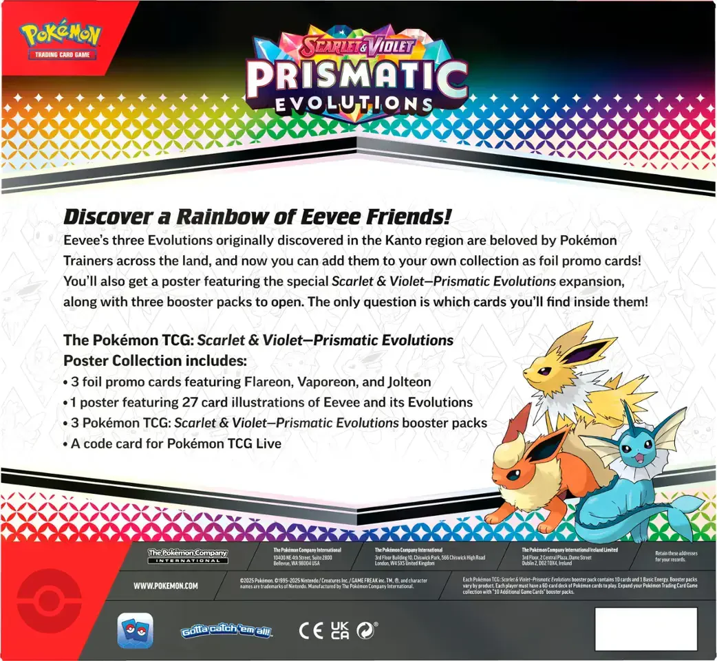 Pokemon - Scarlet and Violet - Prismatic Evolutions - Poster Collection - Image 4