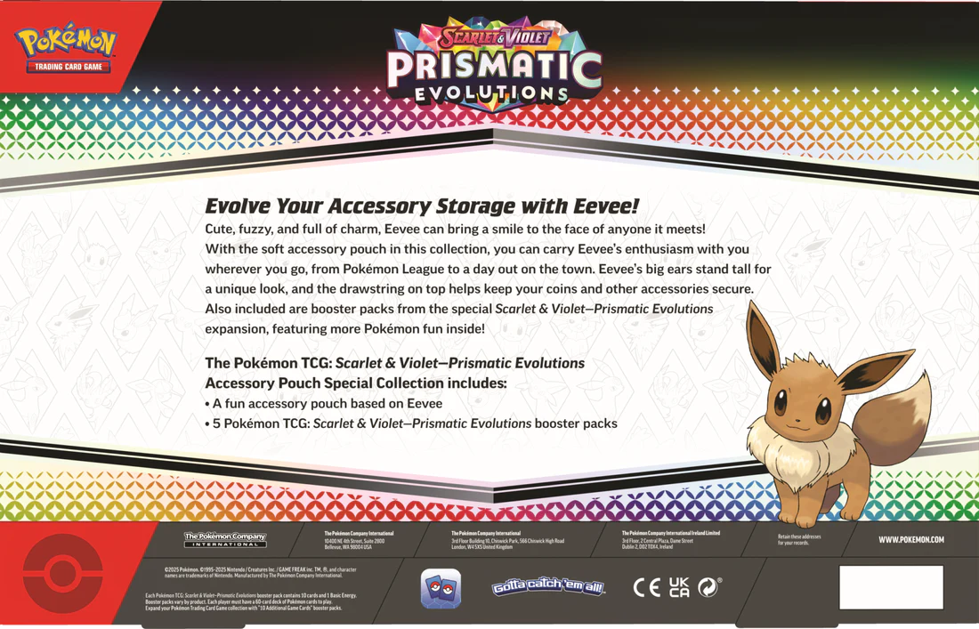 Pokemon - Scarlet and Violet - Prismatic Evolutions - Pouch Special Collection - Image 2