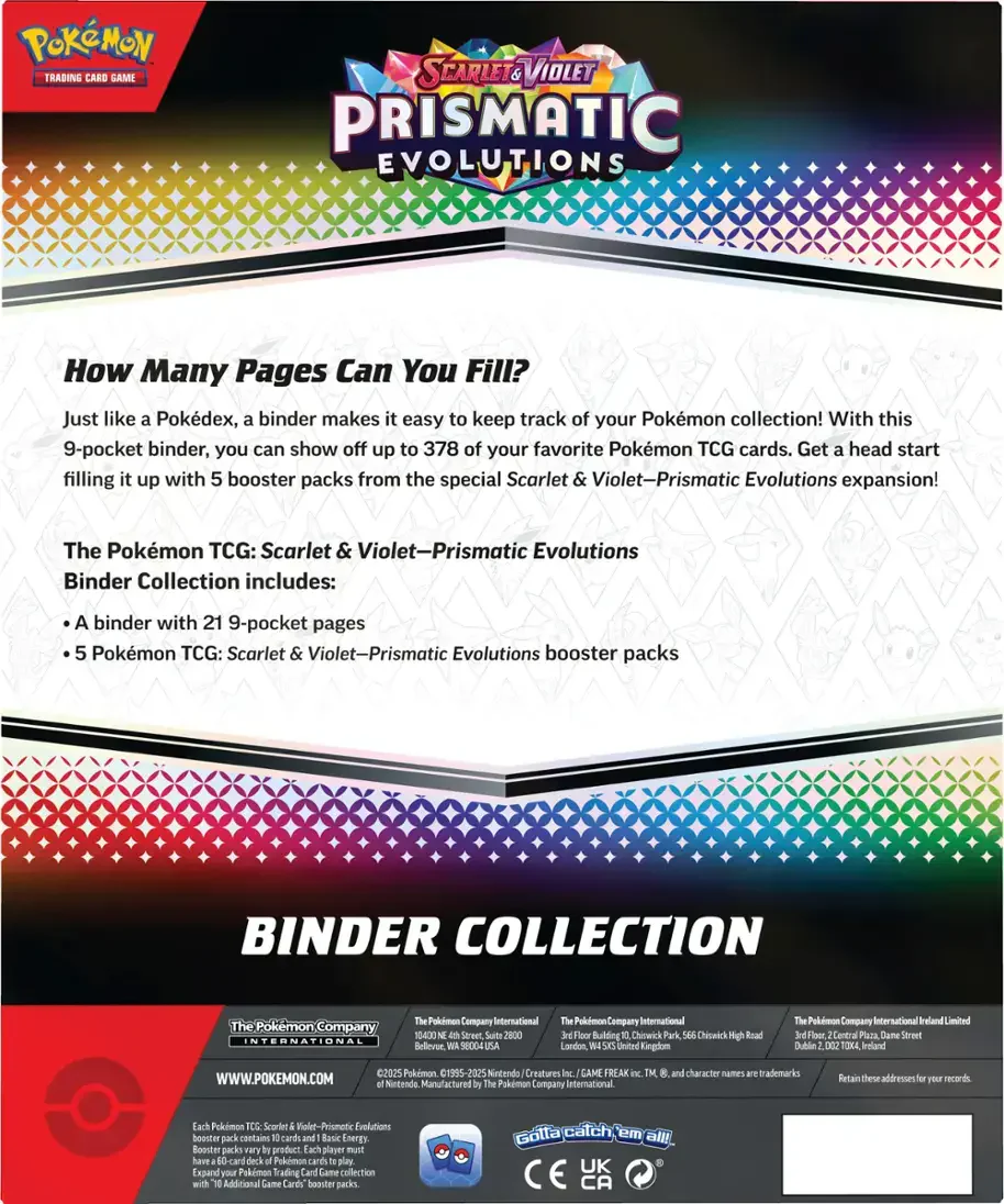 Pokemon - Scarlet and Violet - Prismatic Evolutions - Tech Sticker Collection - Sylveon - Image 2