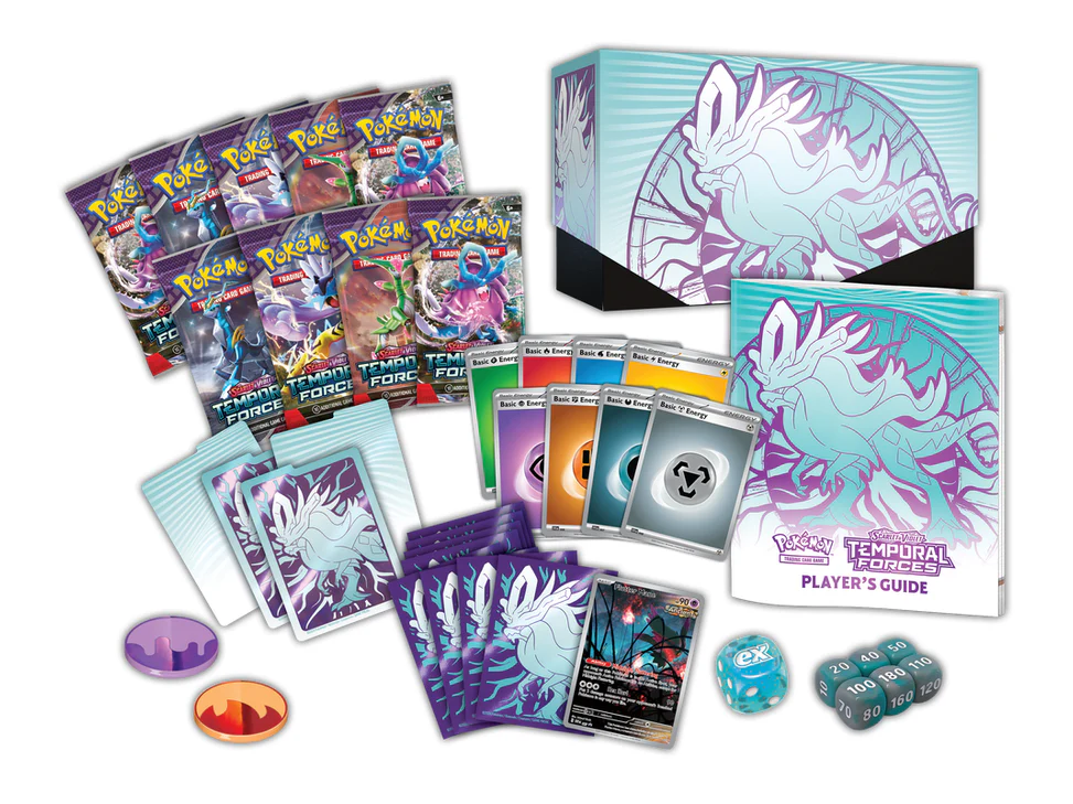 Pokemon - Scarlet and Violet - Temporal Forces - Walking Wake EX - Elite Trainer Box - Image 2