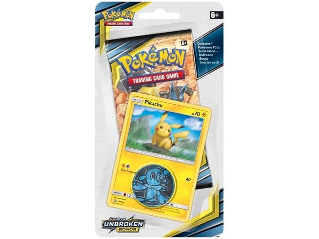 Pokemon - Sun and Moon - Unbroken Bonds - Checklane Blister - Pikachu