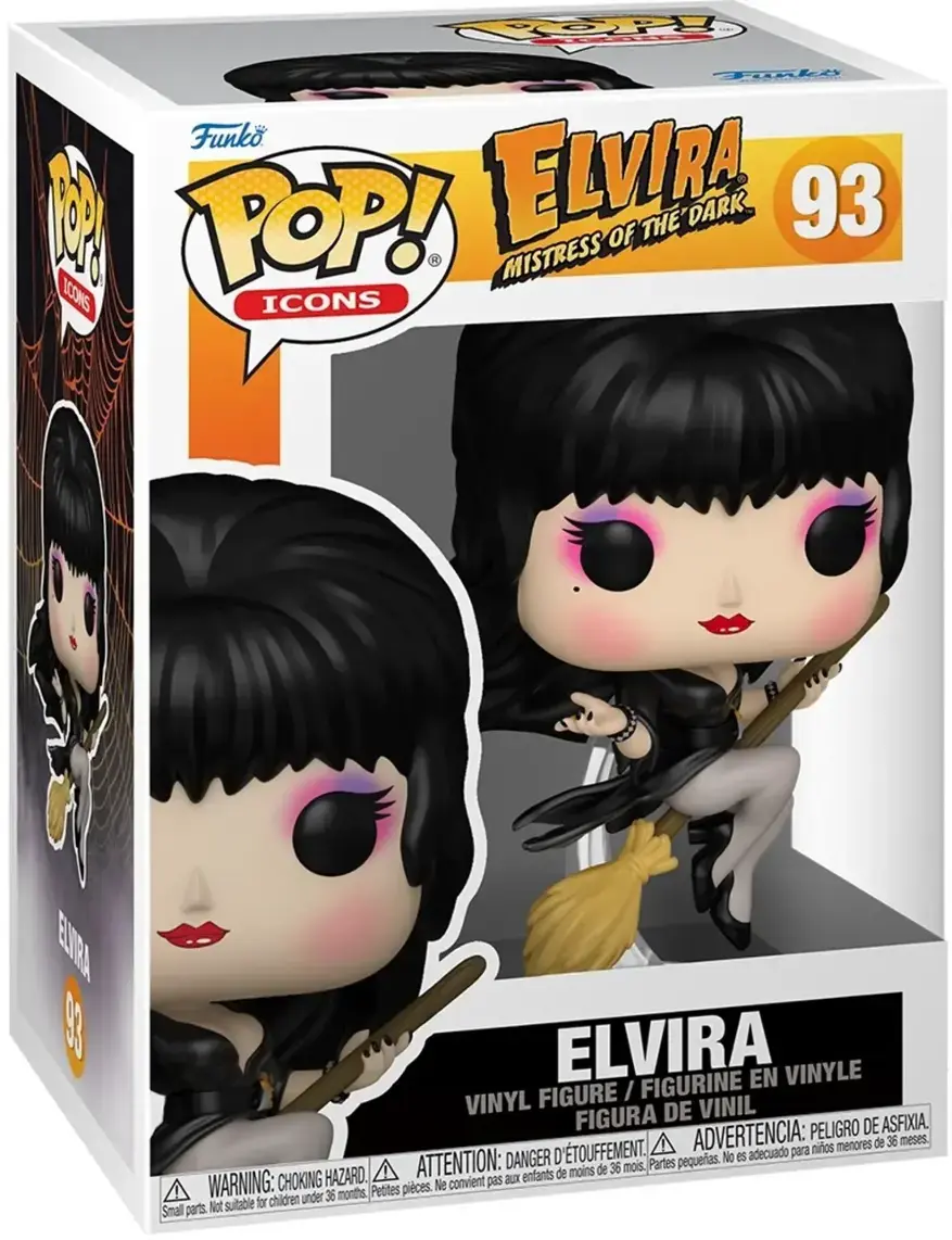 POP! - Icons - Elvira - Mistress of the Dark - Elvira with Broom