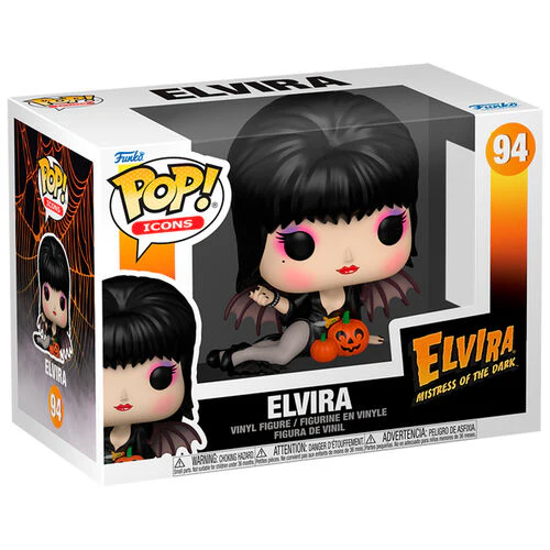 POP! - Icons - Elvira - Mistress of the Dark - Elvira with Pumpkins