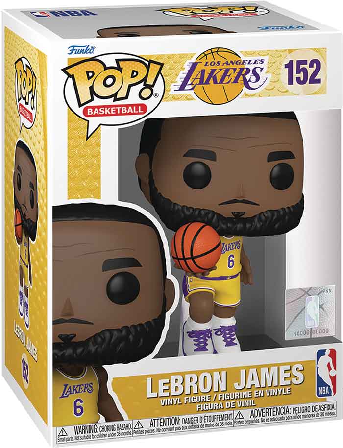 POP! - Sports - NBA - Lakers - Lebron James - Yellow Uniform