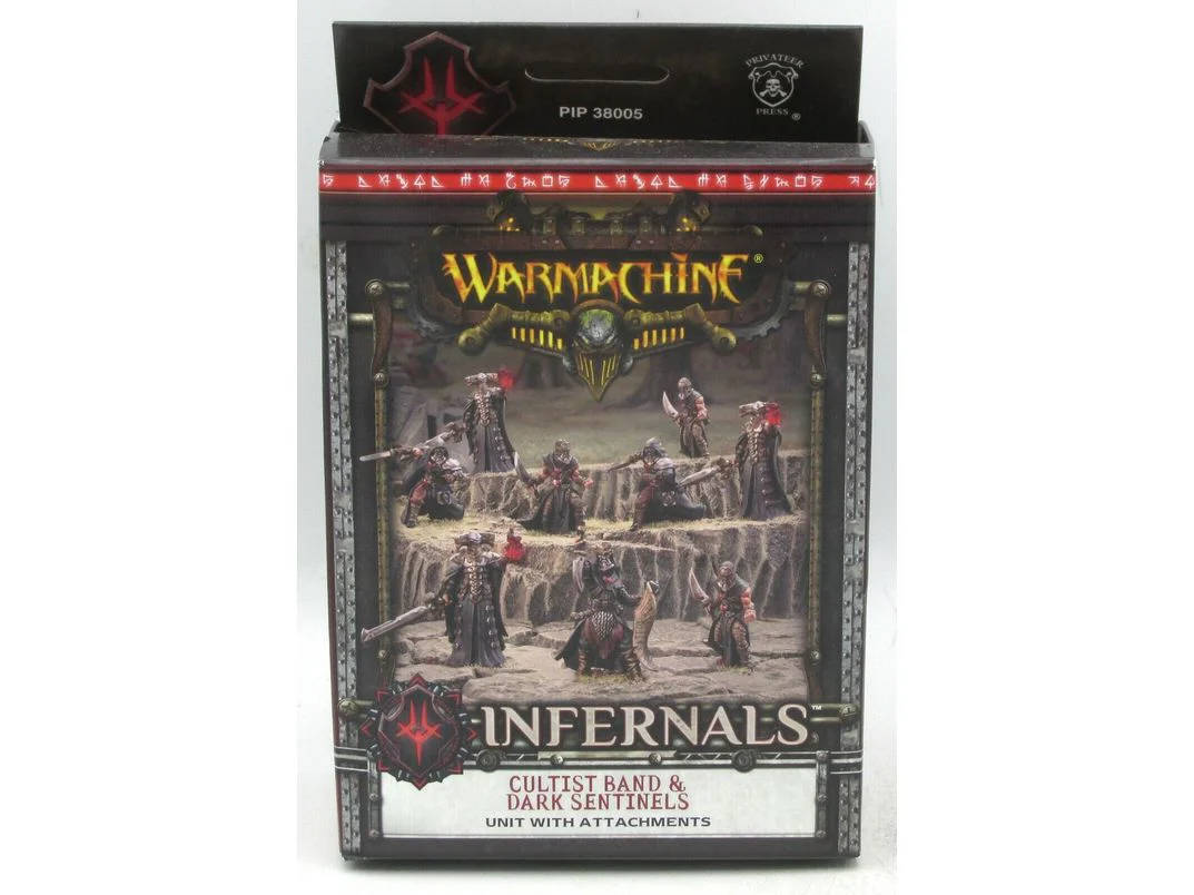 Privateer Press - Warmachine - Infernals - Cultist Band & Dark Sentinels w/ Unit attachments - PIP 38005