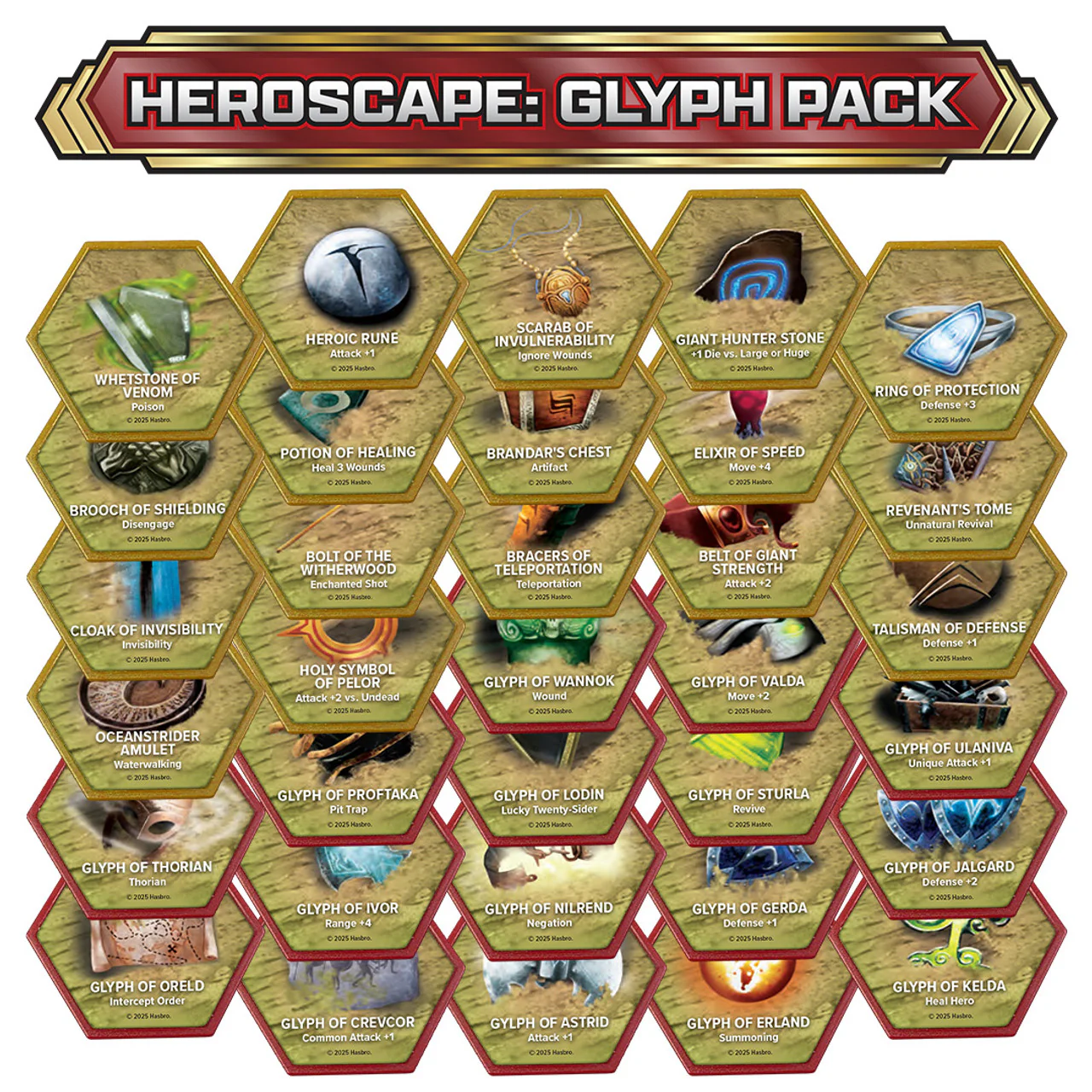Renegade Game Studios - Heroscape - Glyph Pack - Image 2