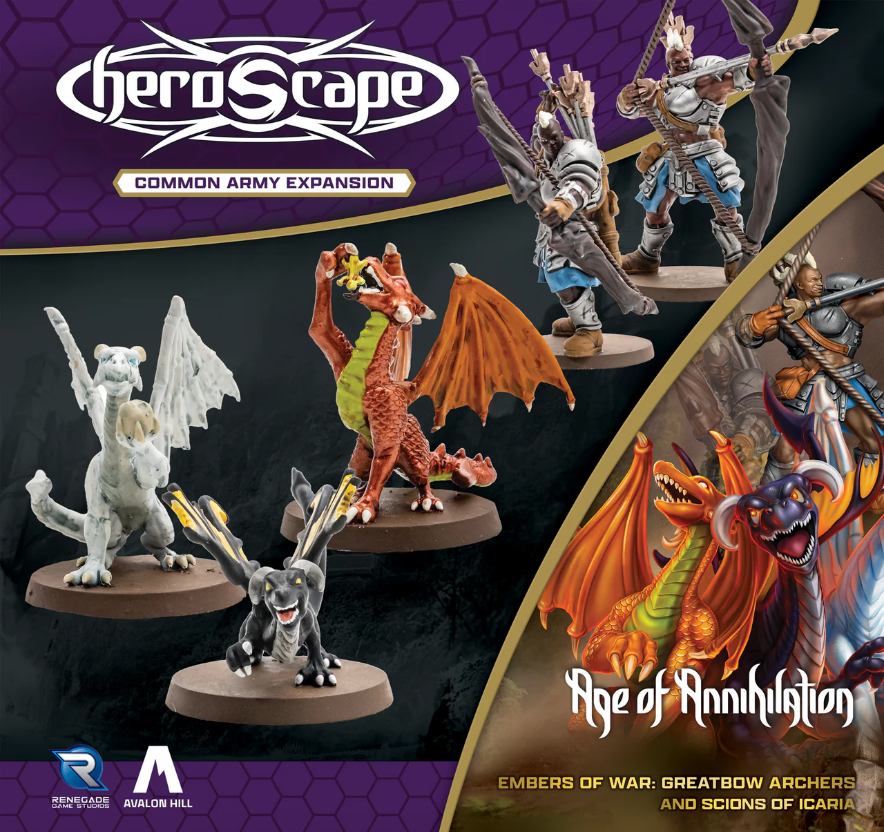 Renegade Game Studios - Heroscape - Greatbows Archers and Scions of Icaria - Army Expansion - Image 3