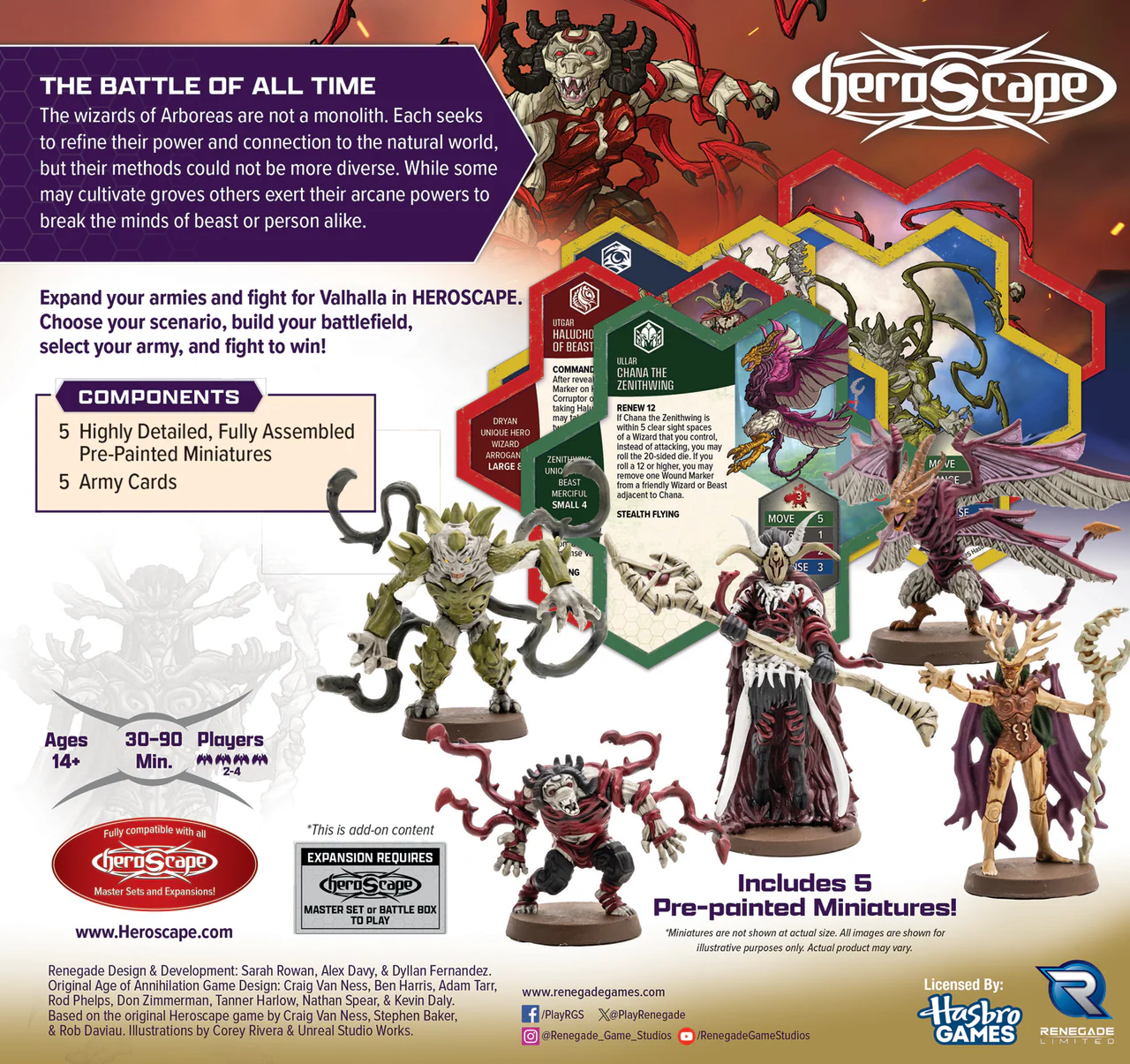 Renegade Game Studios - Heroscape - Heroes of Aboreas - Army Expansion - Image 2