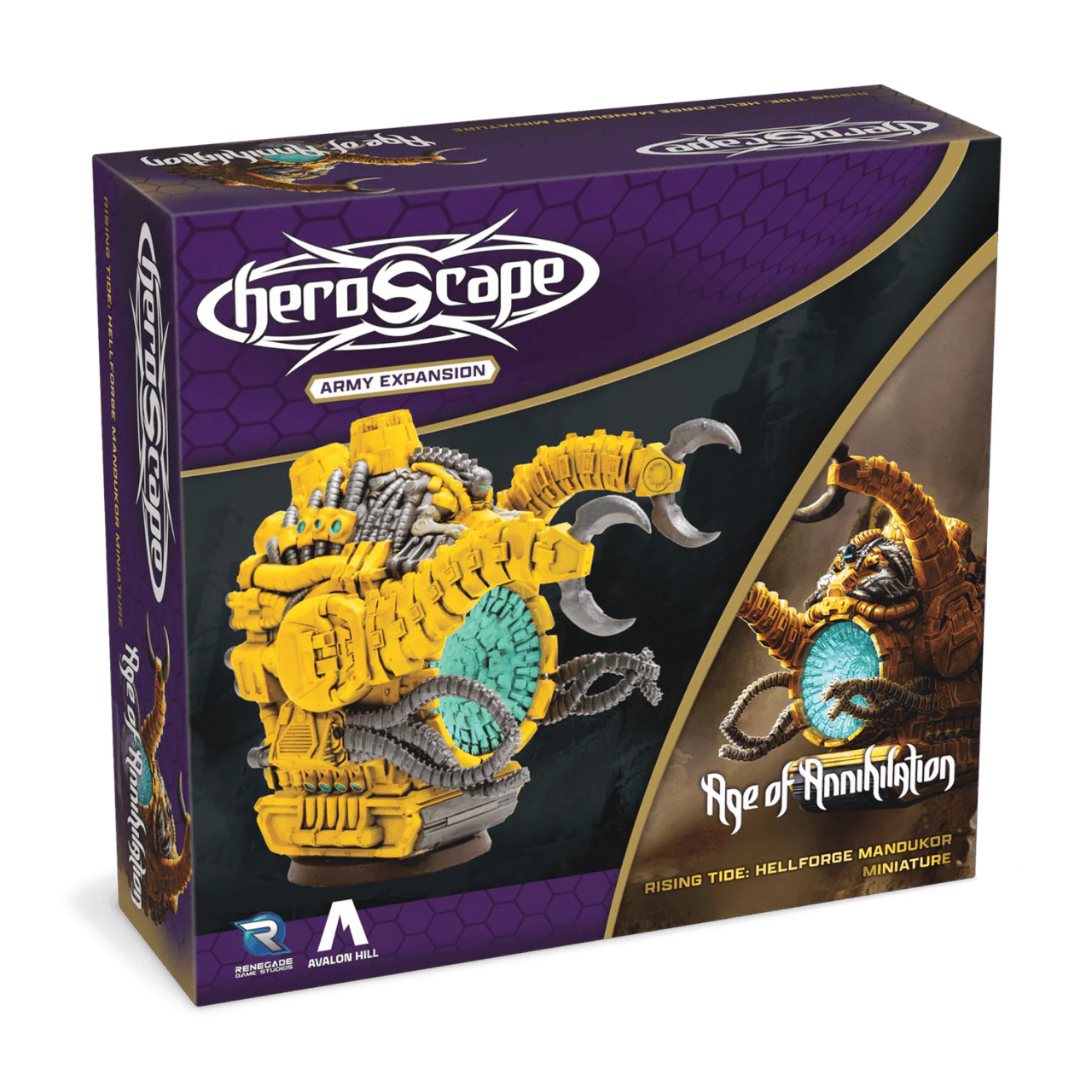 Renegade Game Studios - Heroscape - Rising Tide - Hellforge Mandukor - Army Expansion