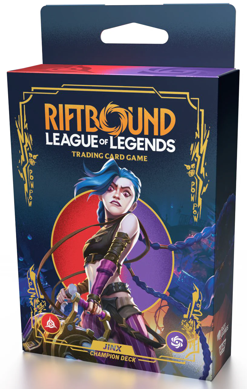 Riftbound - League of Legends  - Origins - Champion Deck - Fury and Chaos - Jinx