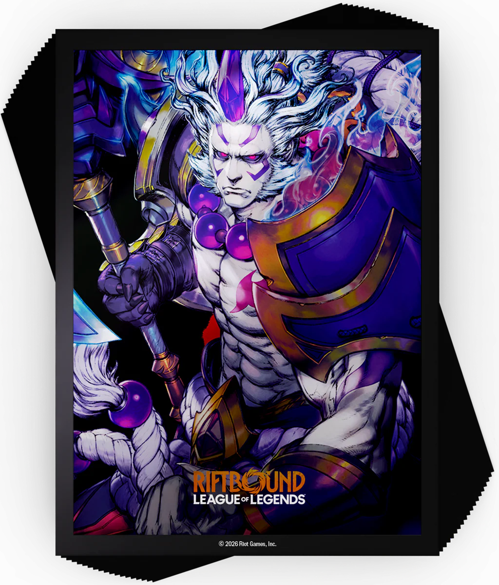 Riftbound - League of Legends - Spiritforged - Art Sleeves - Spirit Blossom Darius - 100 Count