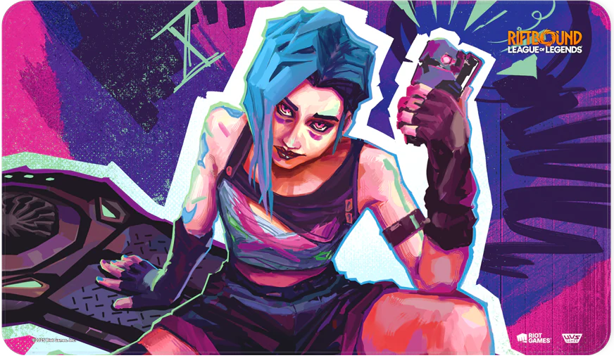Riftbound - League of Legends Trading Card Game - Origins - Playmat - Jinx