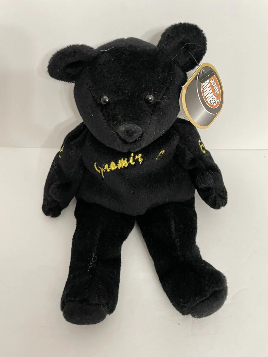 Salvino's Bammers - 1999 - Black Teddy Bear - Jaromir Jagr