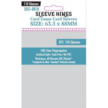 Sleeve Kings - Card Game Card Sleeves - 63.5mm x 88mm