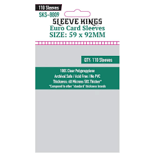 Sleeve Kings - Euro Card Sleeves - 59mm x 92mm