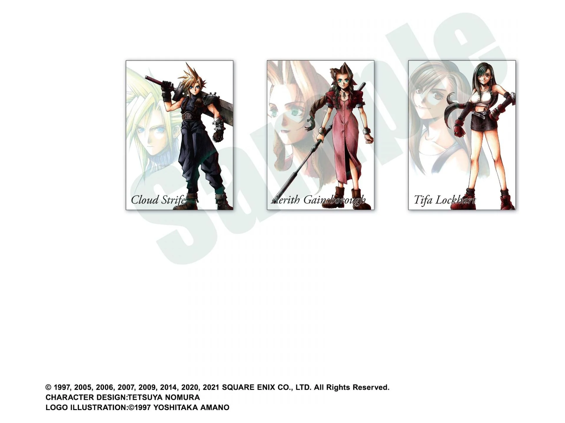 Square Enix - Final Fantasy VII - Anniversary Art Museum - Card Set - Image 11