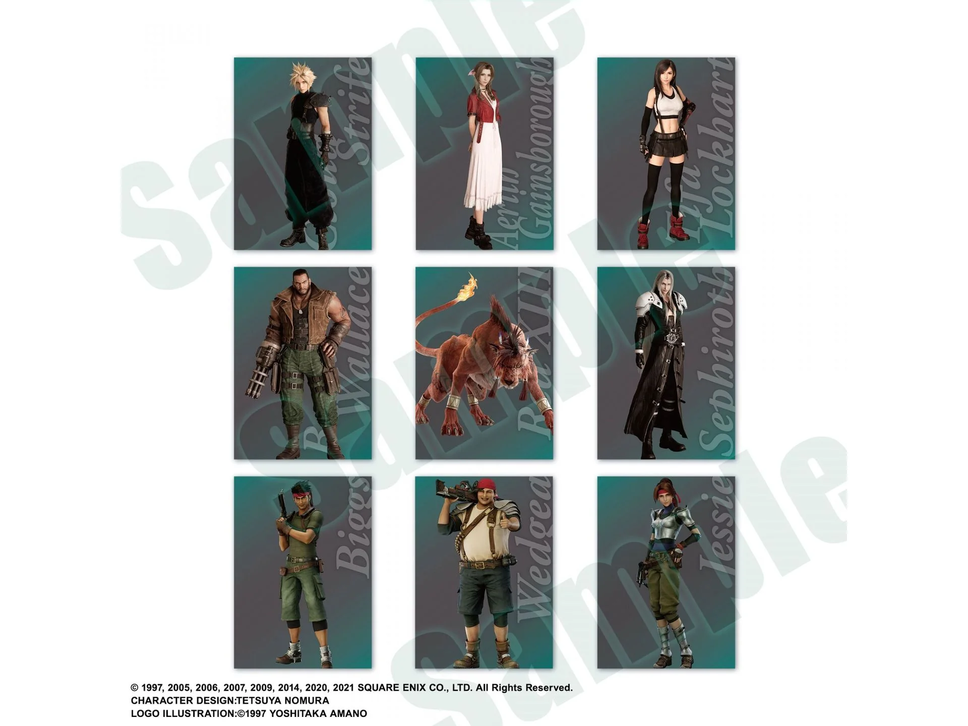 Square Enix - Final Fantasy VII - Anniversary Art Museum - Card Set - Image 13