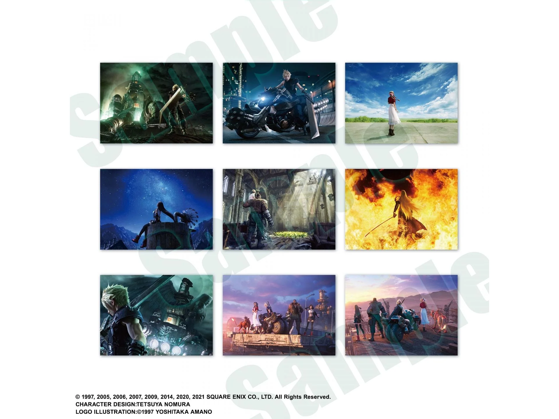 Square Enix - Final Fantasy VII - Anniversary Art Museum - Card Set - Image 16
