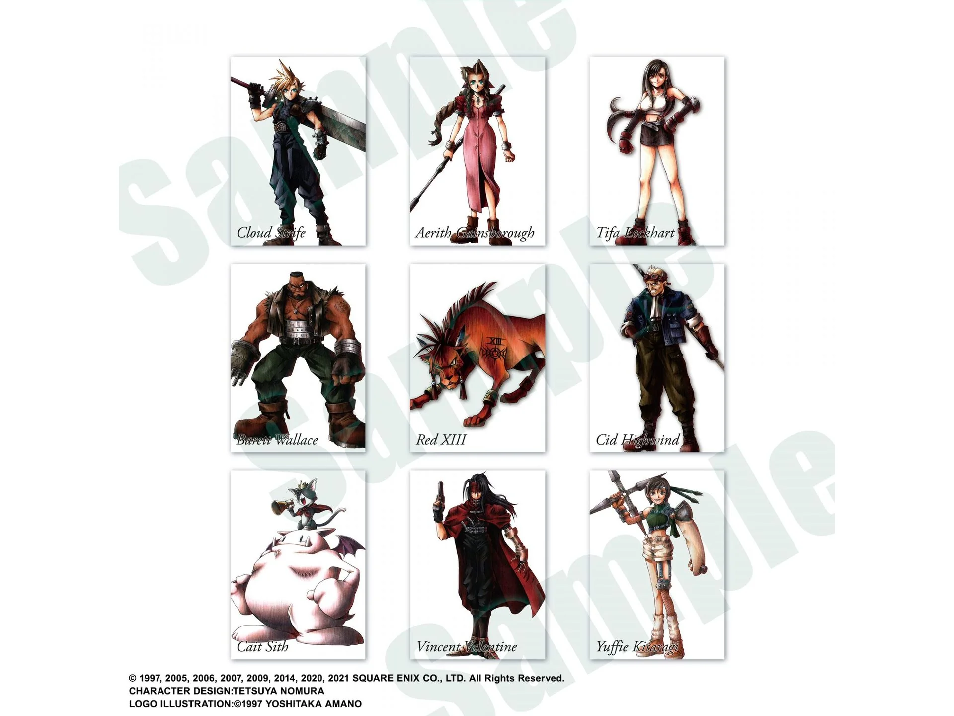 Square Enix - Final Fantasy VII - Anniversary Art Museum - Card Set - Image 6