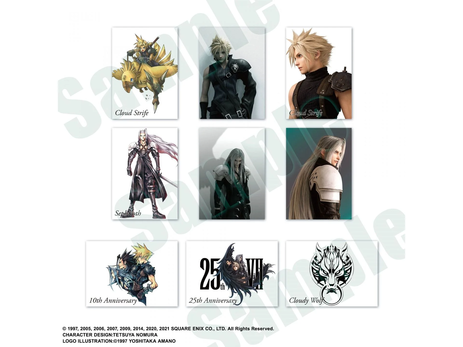 Square Enix - Final Fantasy VII - Anniversary Art Museum - Card Set - Image 7