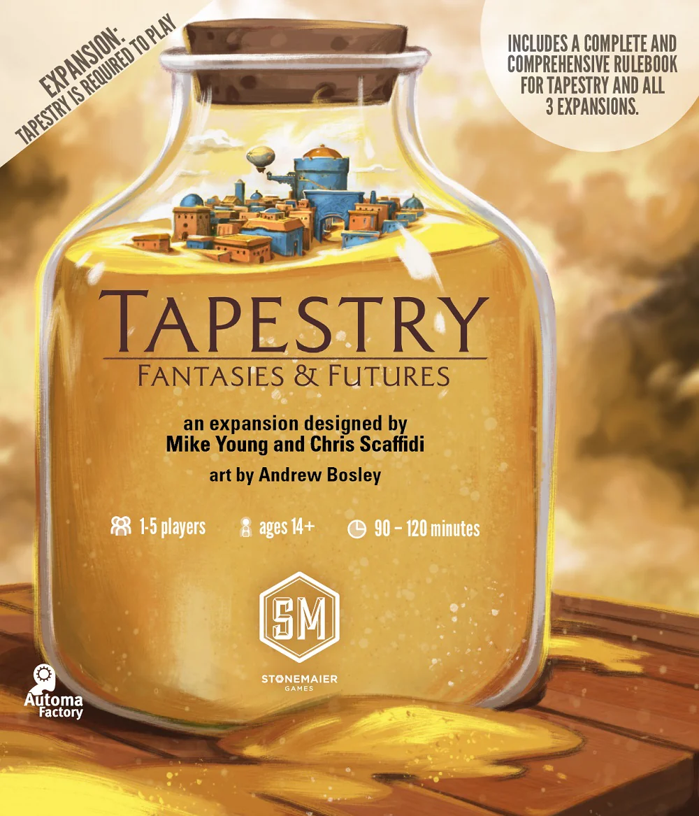 Stonemaier Games - Tapestry - Fantasies & Fixtures - Expansion