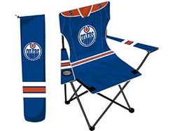 Top Dog - NHL - Adult Folding Chair - Edmonton Oilers
