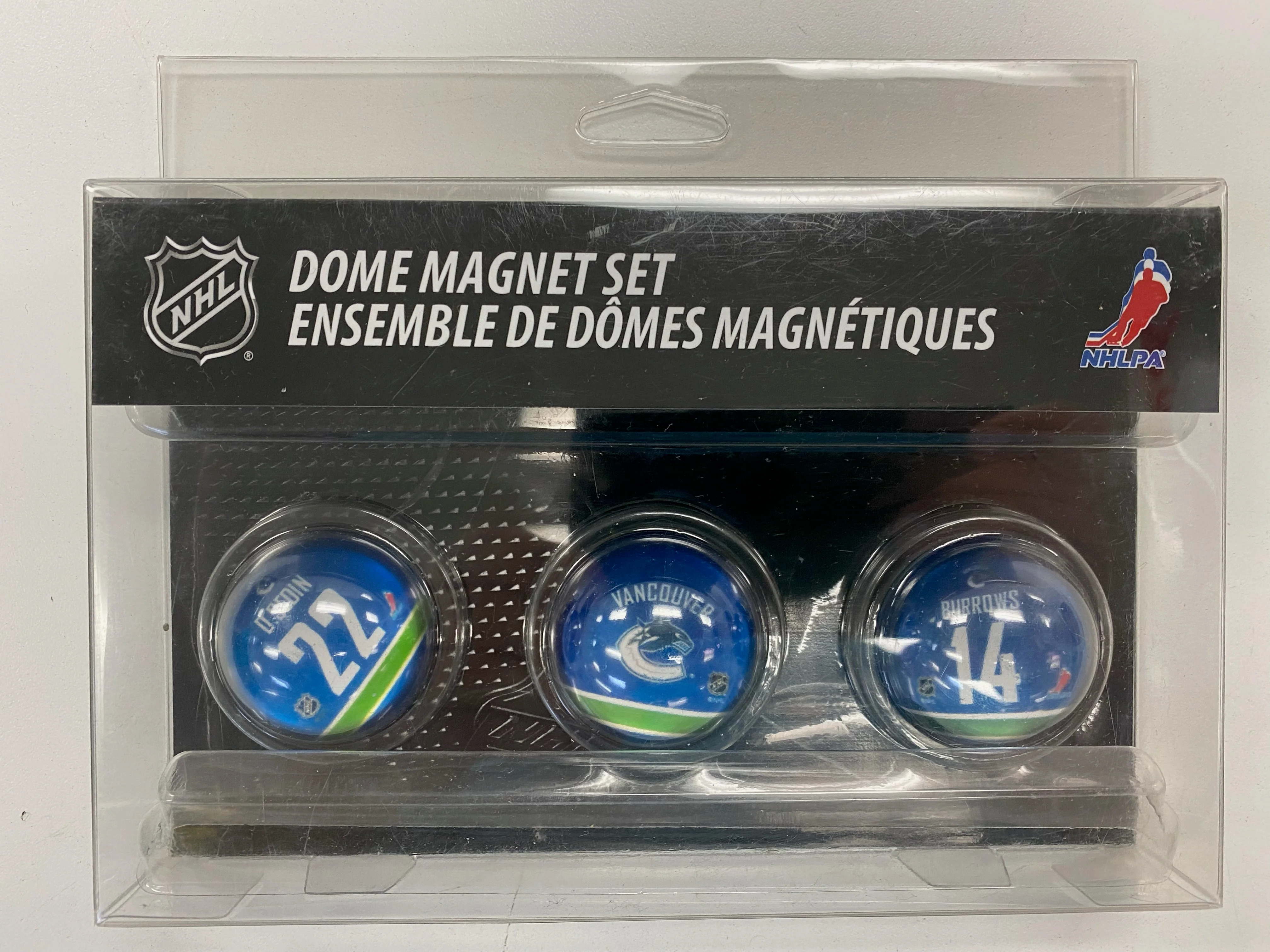 Top Dog - NHL - Dome Magnet Set - Vancouver Canucks