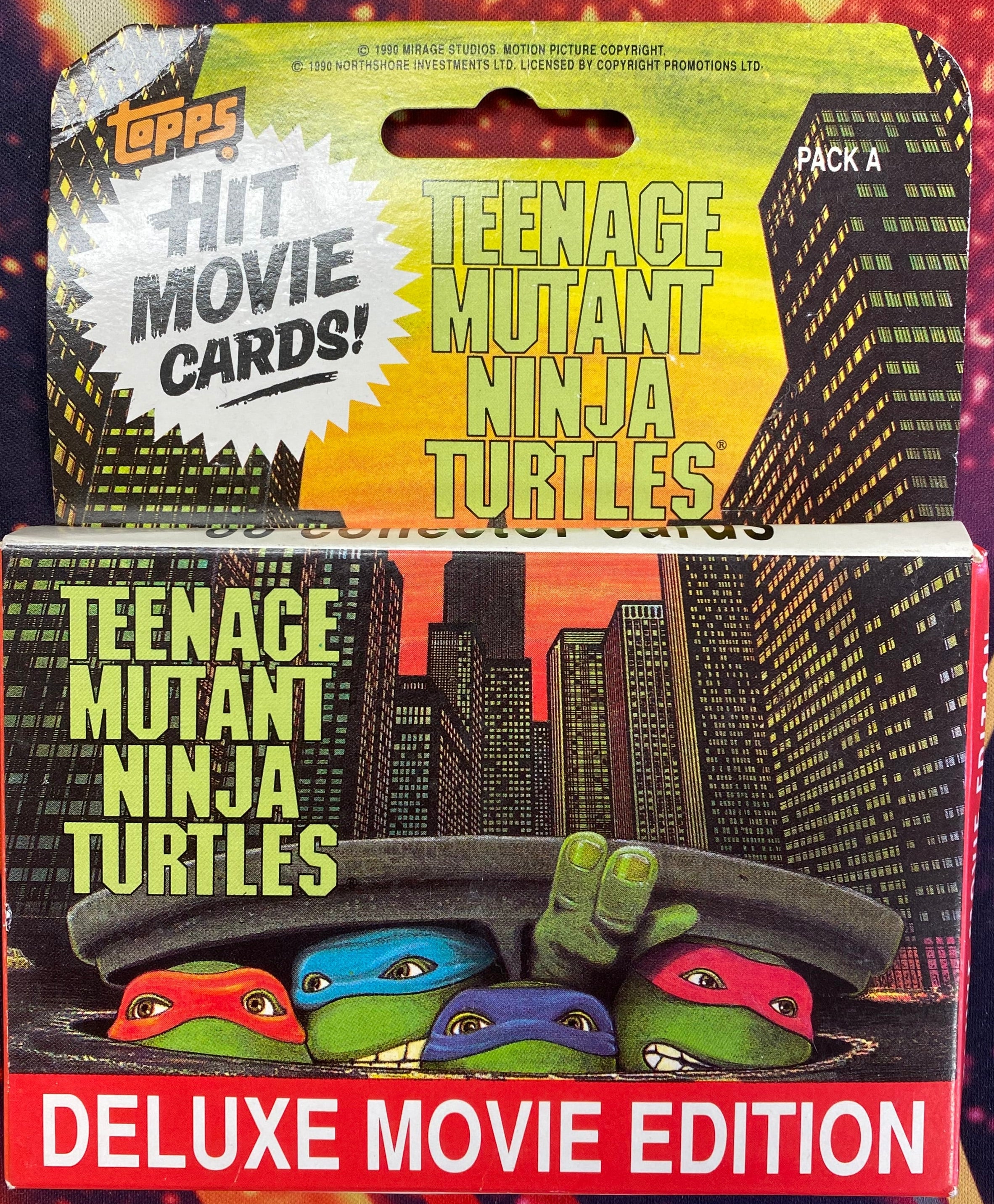 Topps - 1990 - Teenage Mutant Ninja Turtles - Deluxe Movie Edition - 66-Card Set