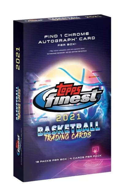 Topps - 2021-22 - Basketball - Finest - Hobby Box