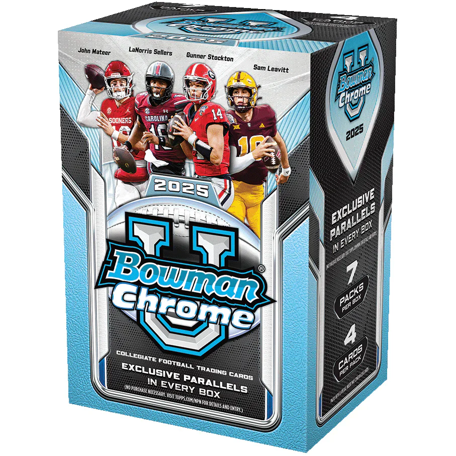 Topps - 2025 - Football - Bowman Chrome University - Value Blaster Box