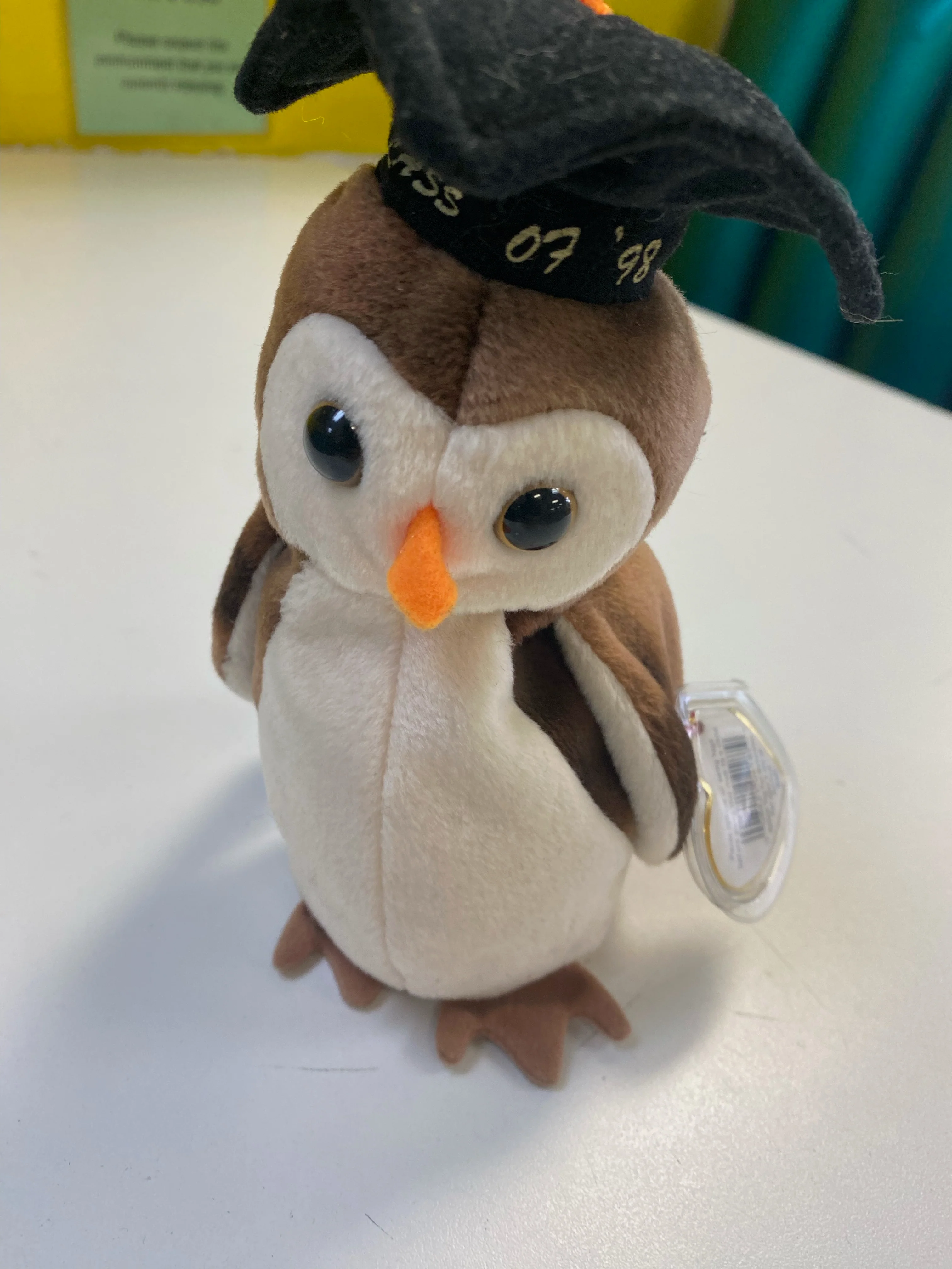 TY Beanie Babies - Wiser the Owl - Class of '98 - Image 3