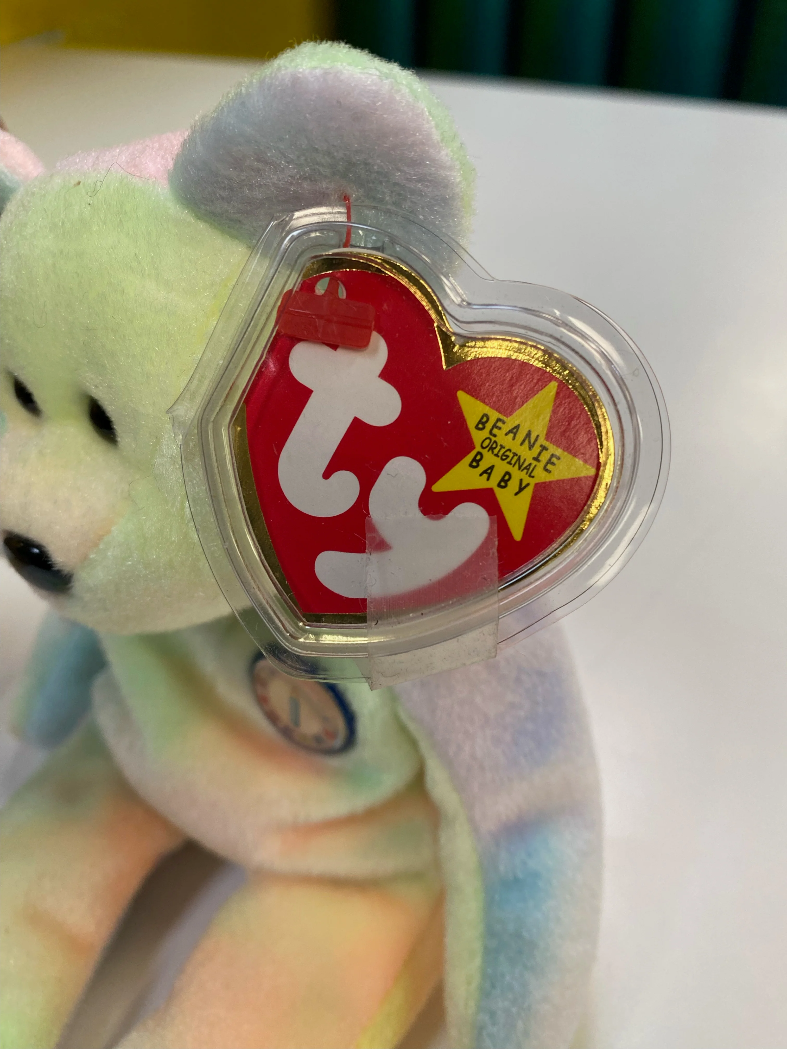 TY Beanie Baby - B.B. Bear the Birthday Bear - Image 5