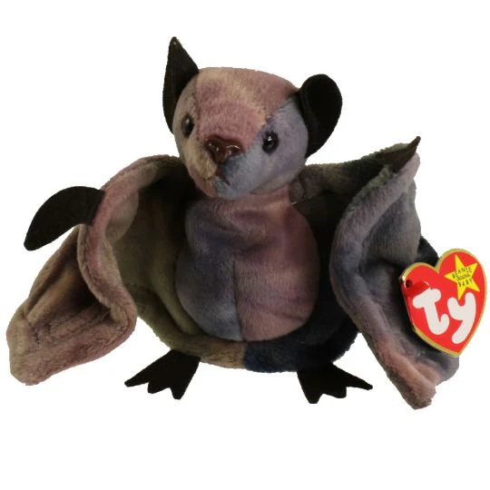 TY Beanie Baby - Batty the Bat (TY-Dyed Version)