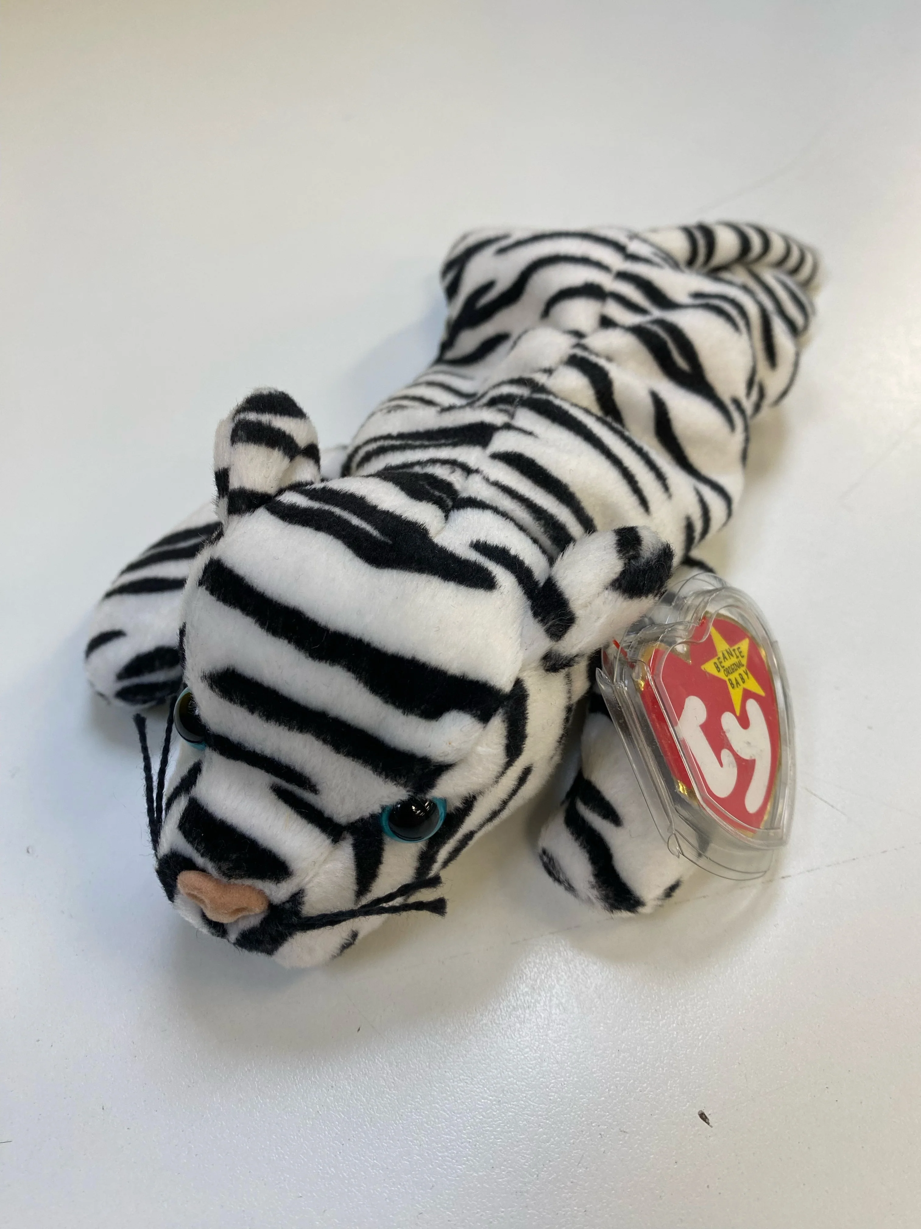 TY Beanie Baby - Blizzard the White Tiger - Image 2