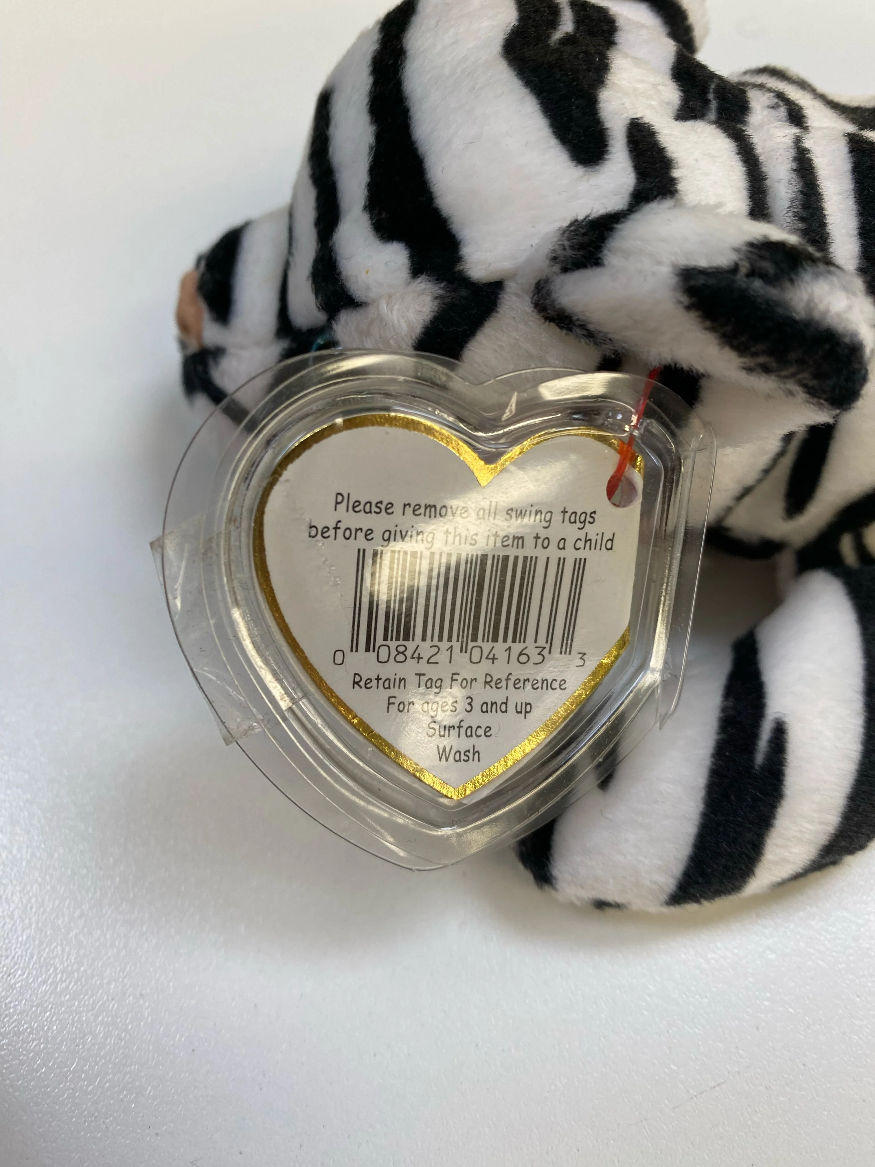 TY Beanie Baby - Blizzard the White Tiger - Image 5