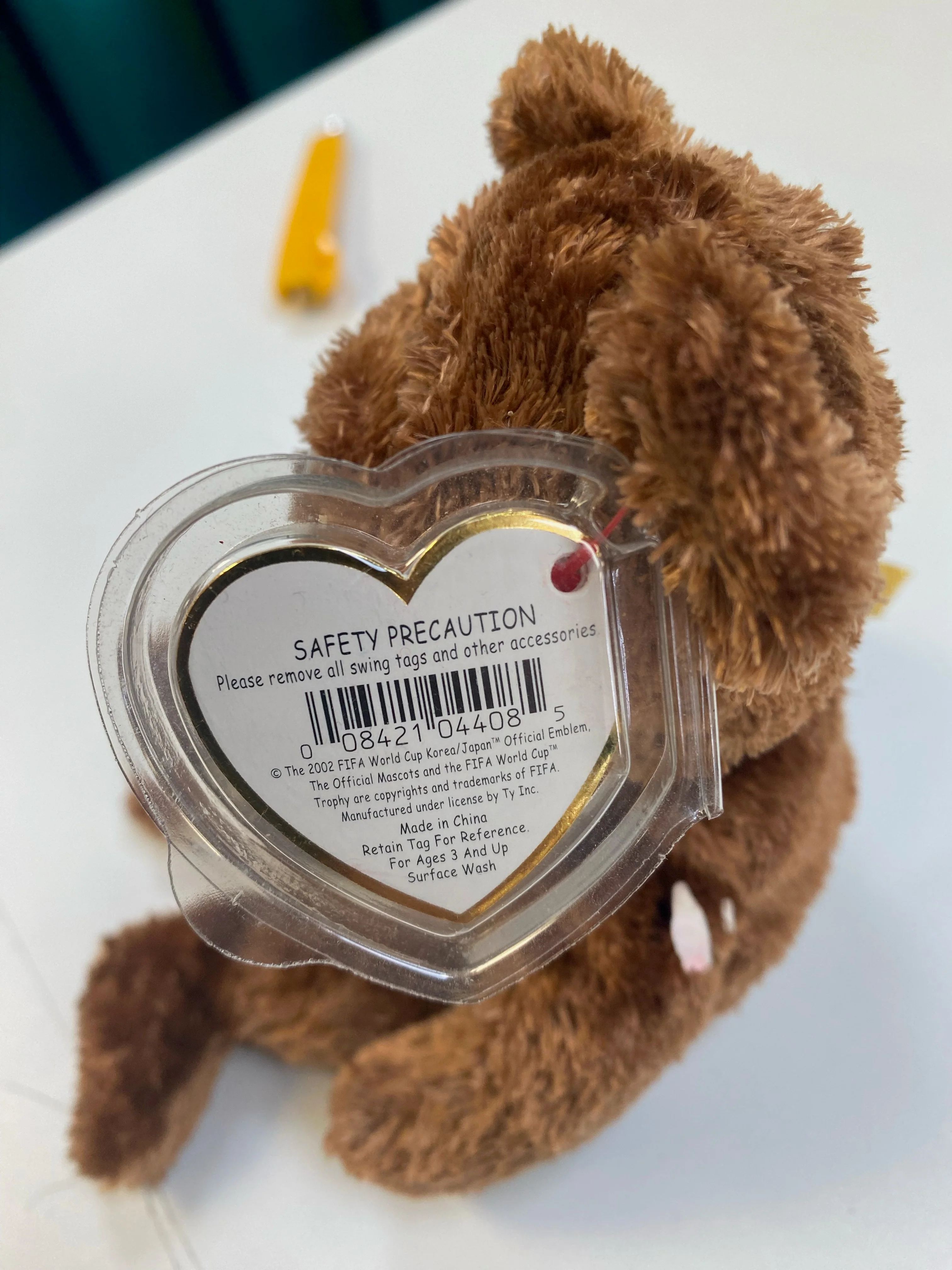 TY Beanie Baby - Champion the FIFA Bear - Argentina - Image 4