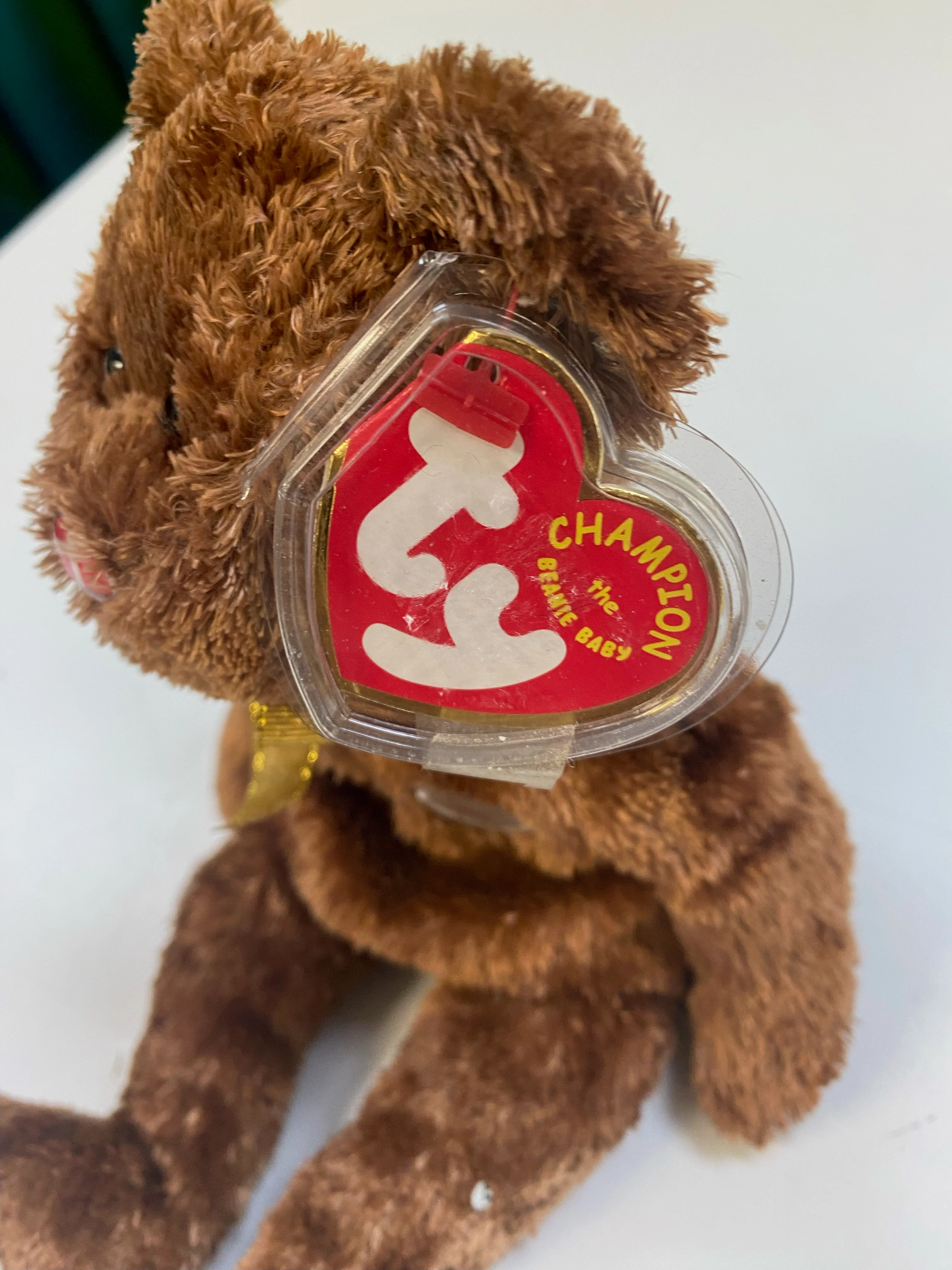 TY Beanie Baby - Champion the FIFA Bear - Denmark - Image 4